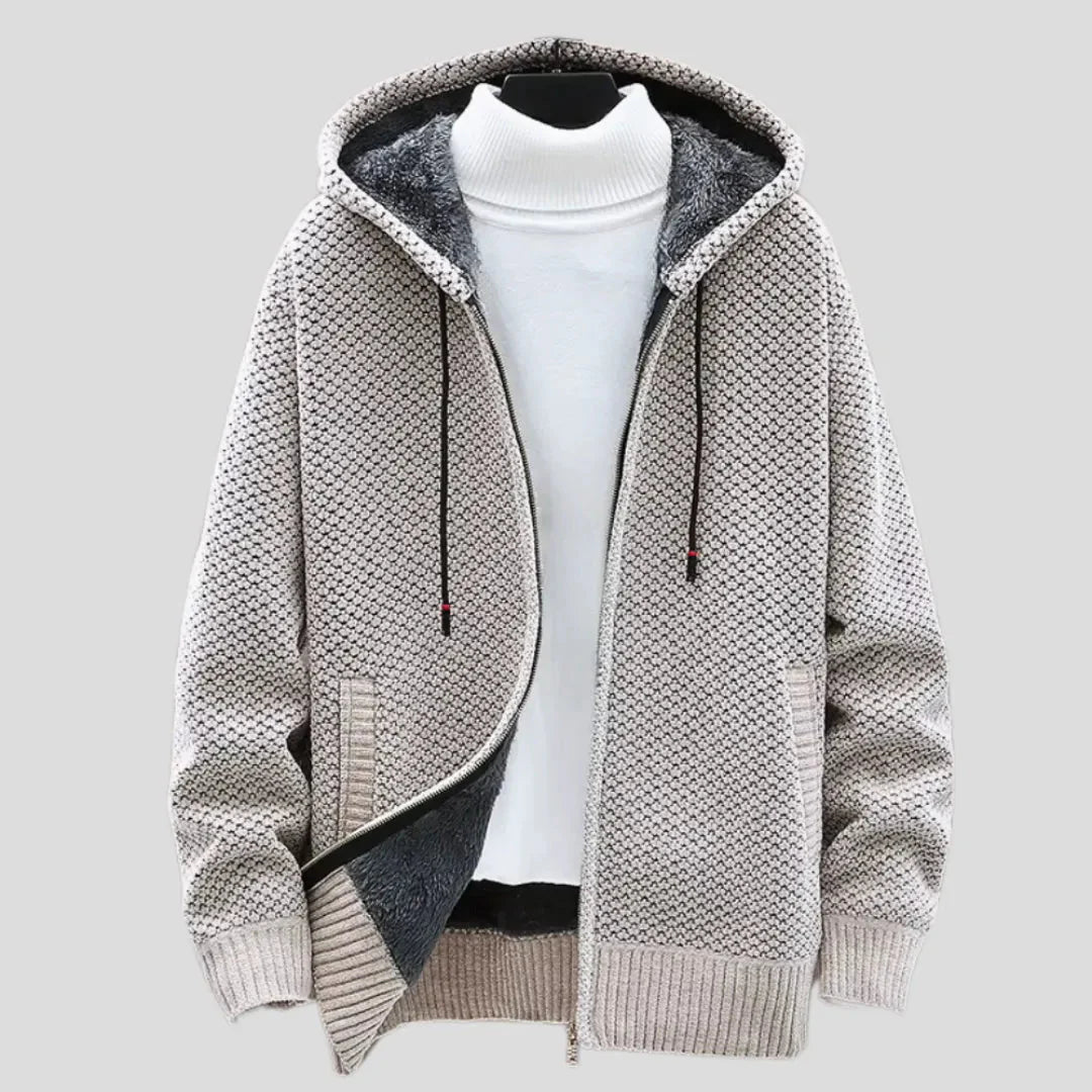 Drune | Strickfleece Zip Hoodie