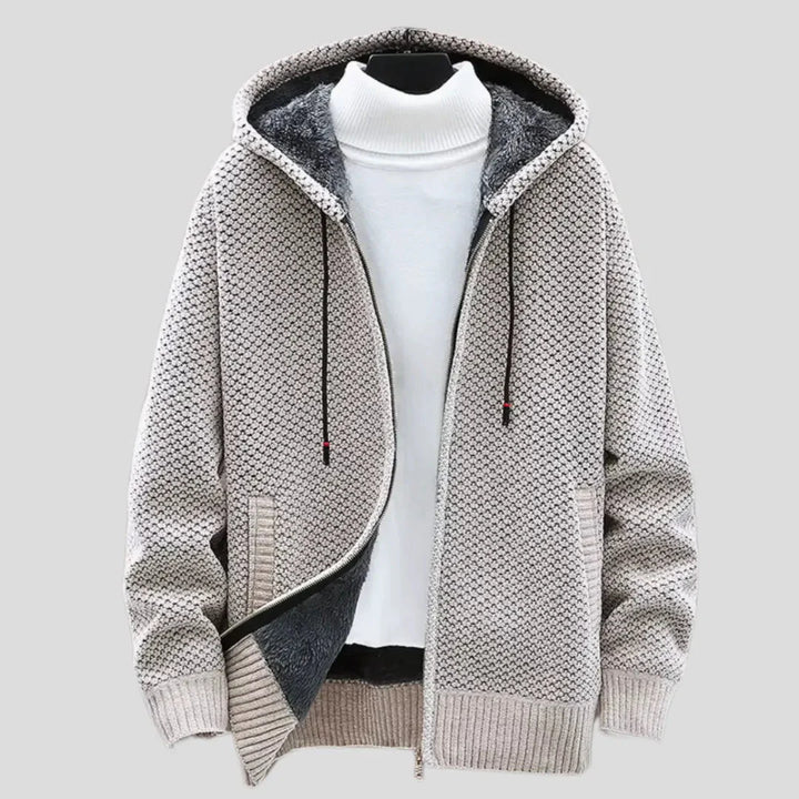 Drune | Strickfleece Zip Hoodie