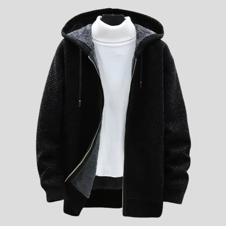 Drune | Strickfleece Zip Hoodie