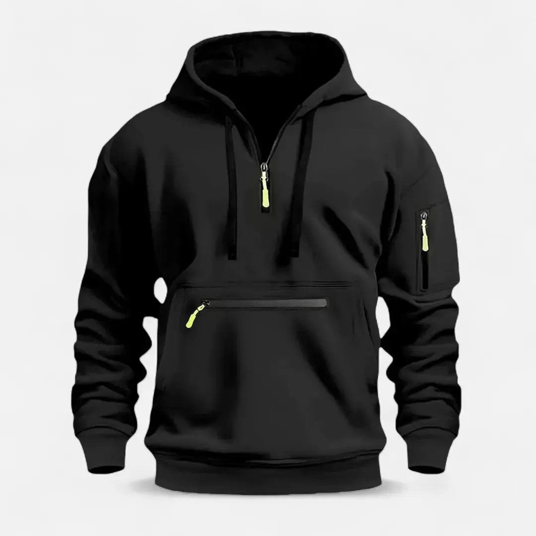 Drune | Strick Zip-Up Kapuzenpullover