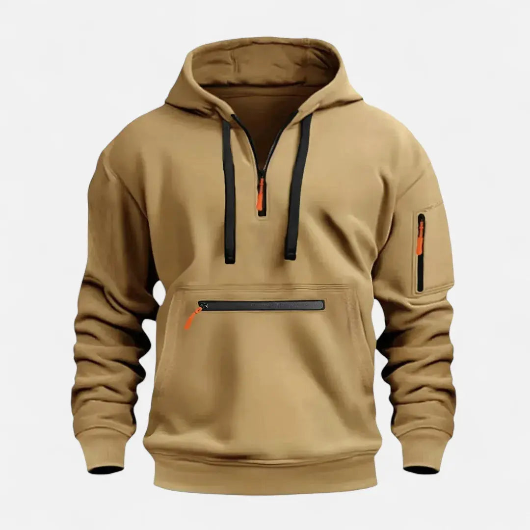 Drune | Strick Zip-Up Kapuzenpullover