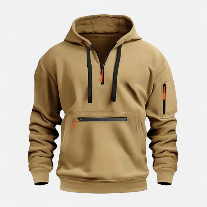 Drune | Strick Zip-Up Kapuzenpullover