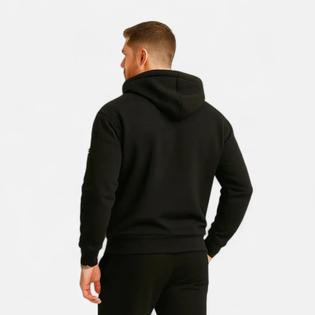 Drune | Strick Zip-Up Kapuzenpullover