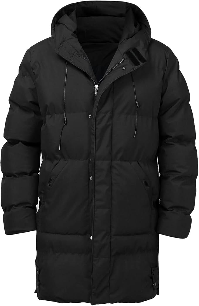 Drune | Herren Daunenjacke - mit Kapuze, gepolstert - Winter