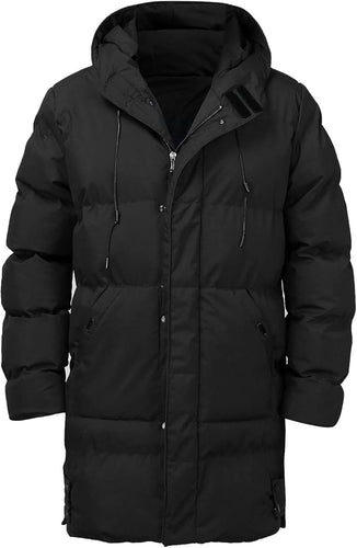 Drune | Herren Daunenjacke - mit Kapuze, gepolstert - Winter