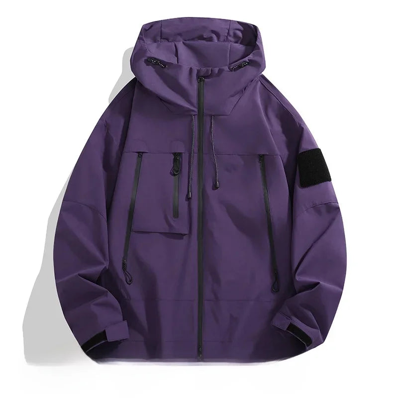 Drune | Herren Softshelljacke - Lockere Passform mit Kapuze