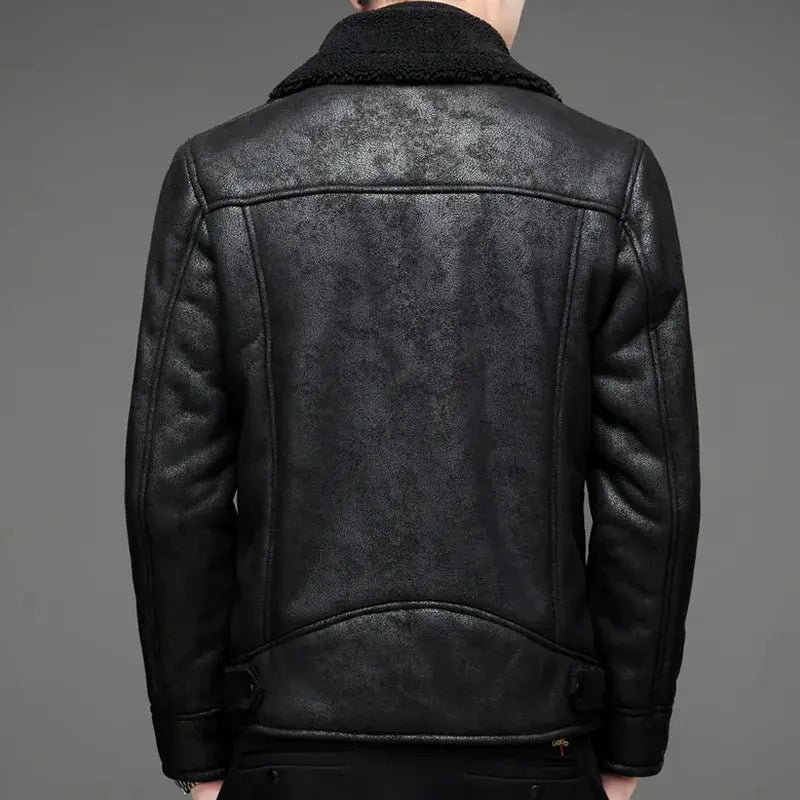 Drune | Vintage Schaffell Pilotjacke