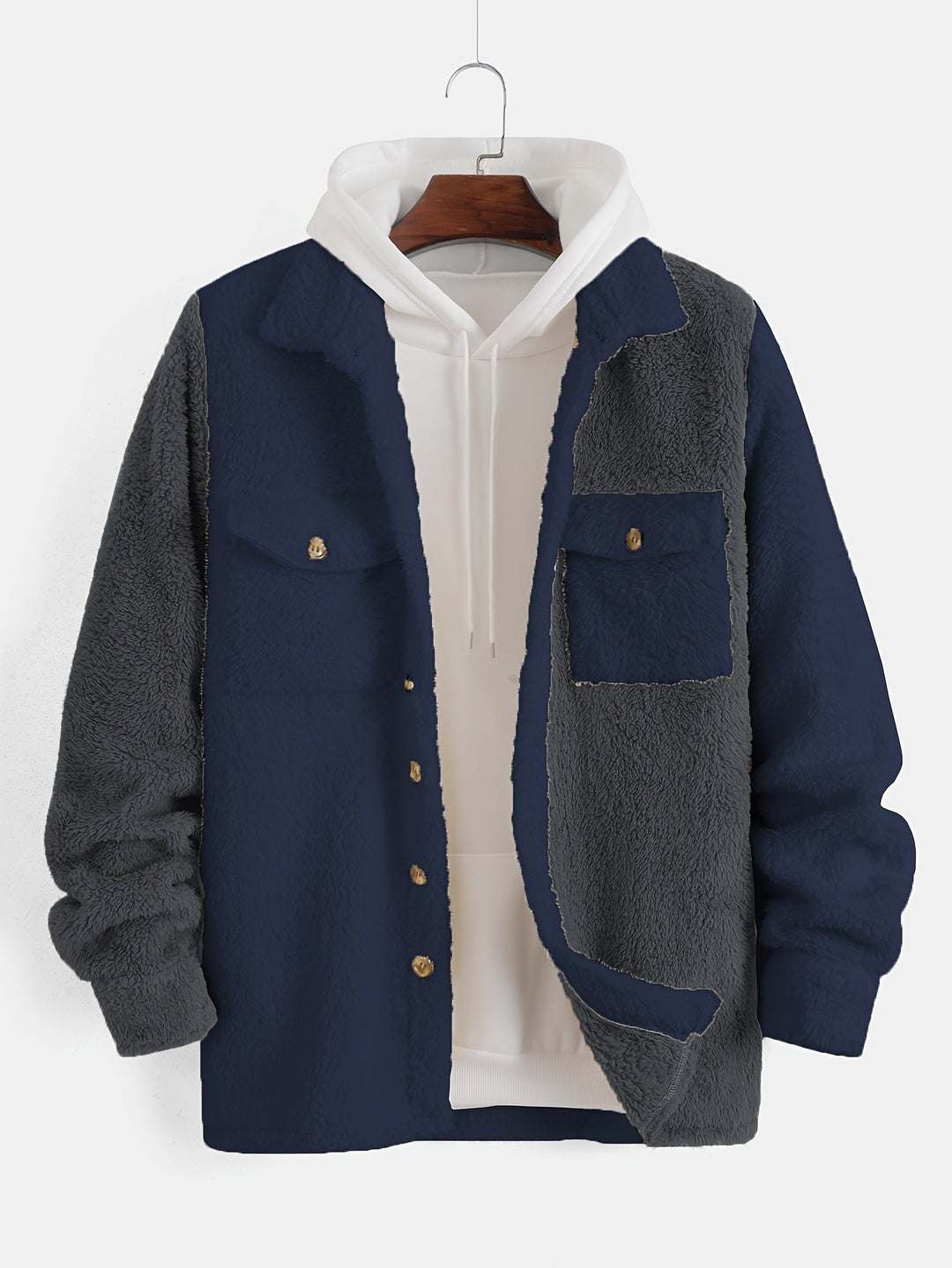 Drune | Herren Winterjacke, winddicht, Fleece-Material - reguläre Schnitt