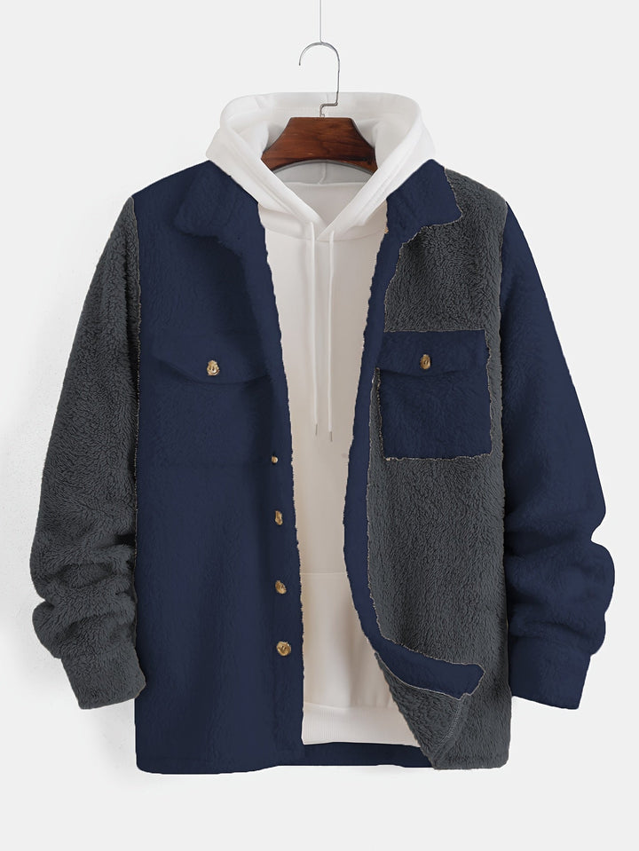 Drune | Herren Winterjacke, winddicht, Fleece-Material - reguläre Schnitt