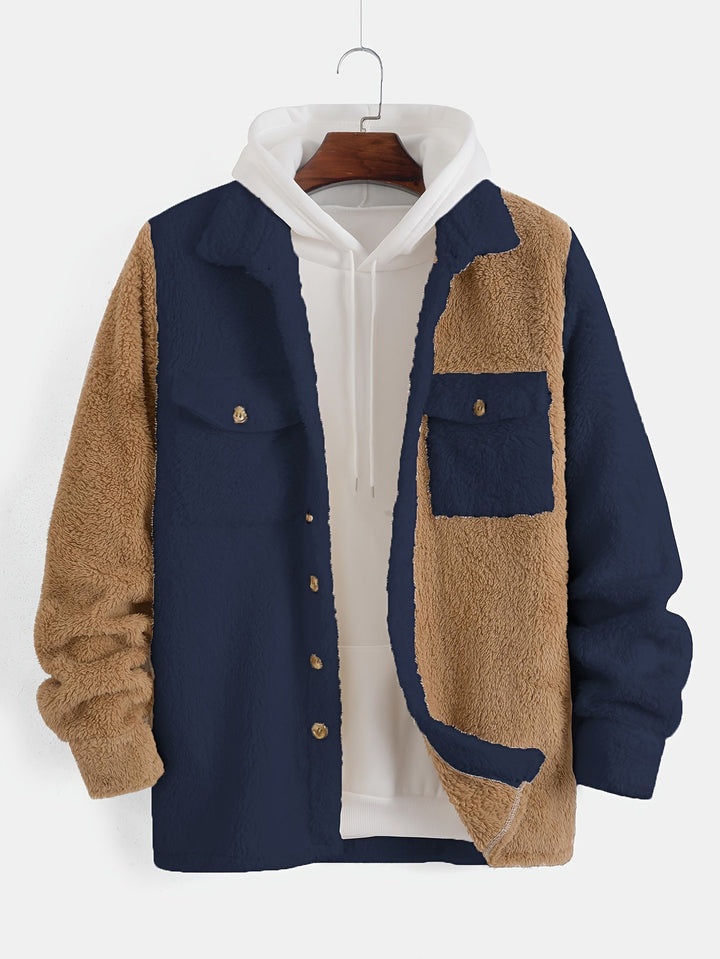 Drune | Herren Winterjacke, winddicht, Fleece-Material - reguläre Schnitt