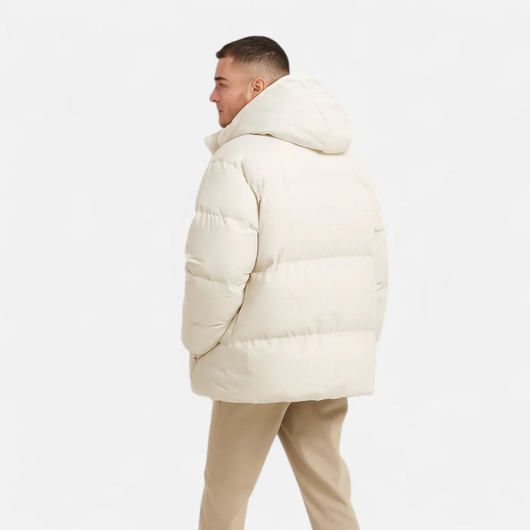 Drune | Herren Daunenjacke, Kapuze, Übergröße - Winter