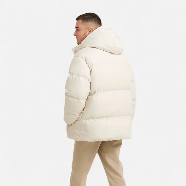 Drune | Herren Daunenjacke, Kapuze, Übergröße - Winter