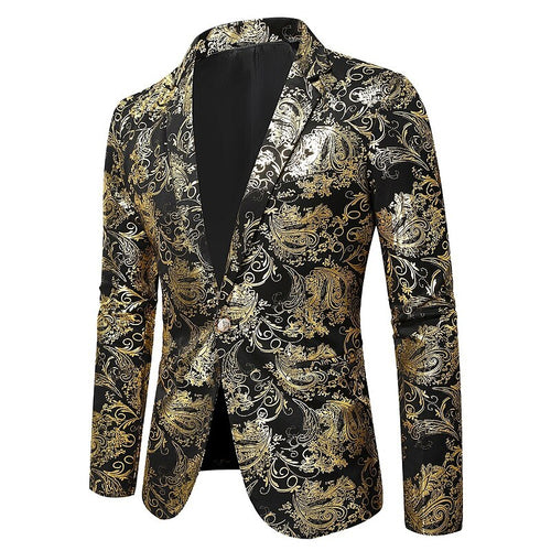 Drune | Blazer Cocktail Jacke Floral Für Herren