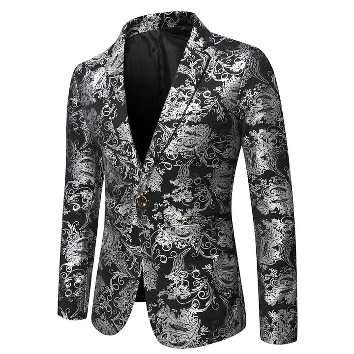 Drune | Blazer Cocktail Jacke Floral Für Herren