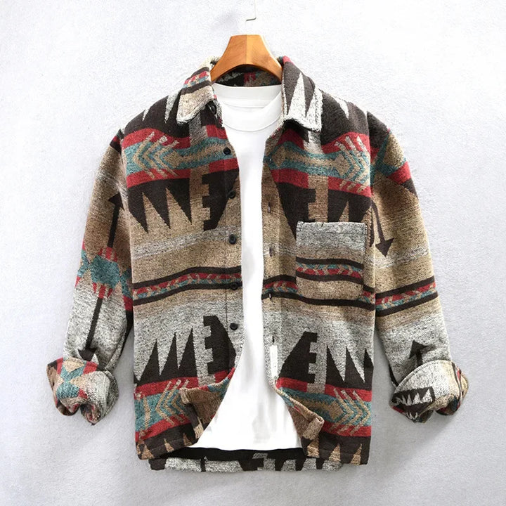 Drune | Aztekenjacke im Hemdenstil