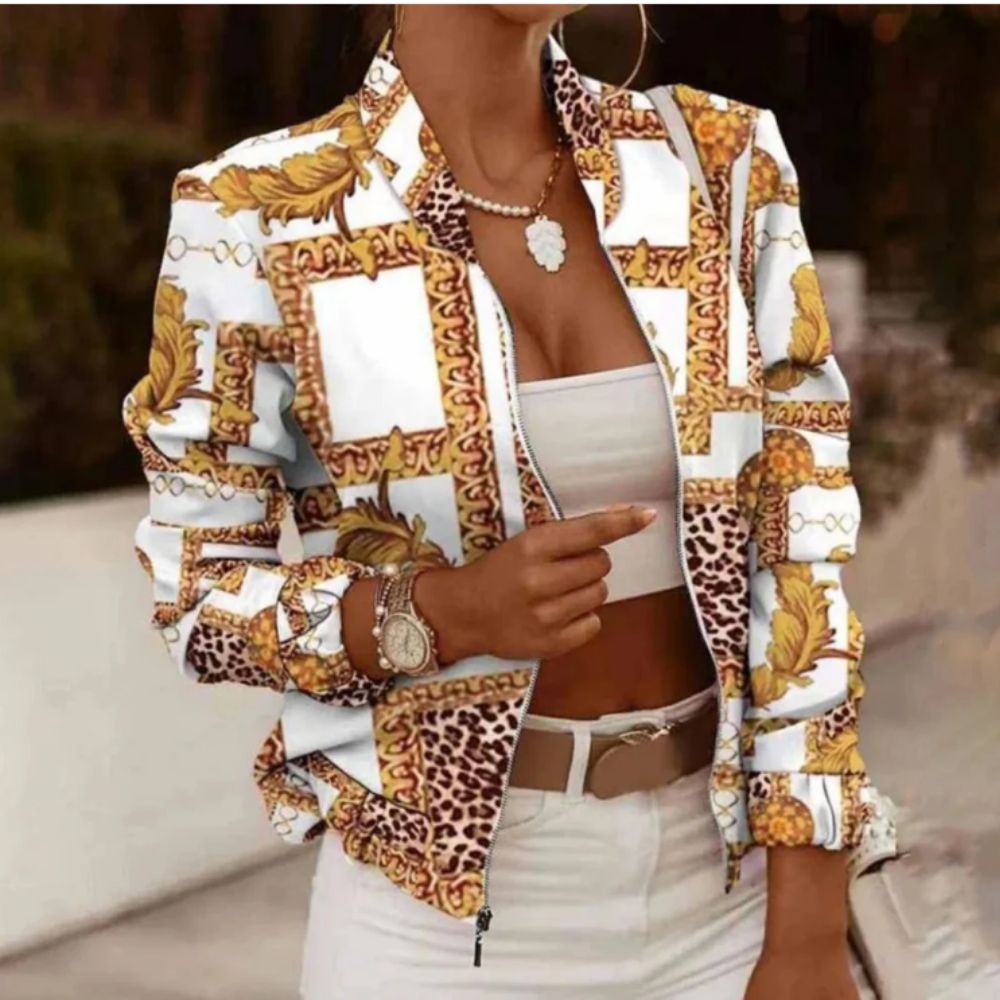 Drune | Elegante Druck-Sommerjacke