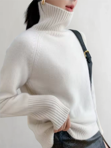 Drune | Strickpullover Hoher Kragen Oversize Passform