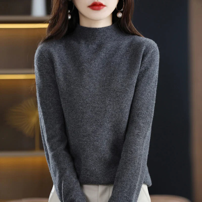 Drune | Merinowolle Pullover für Damen - Slim Fit