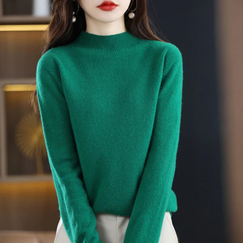 Drune | Merinowolle Pullover für Damen - Slim Fit