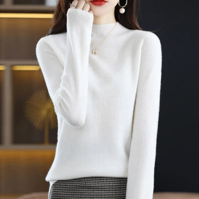 Drune | Merinowolle Pullover für Damen - Slim Fit