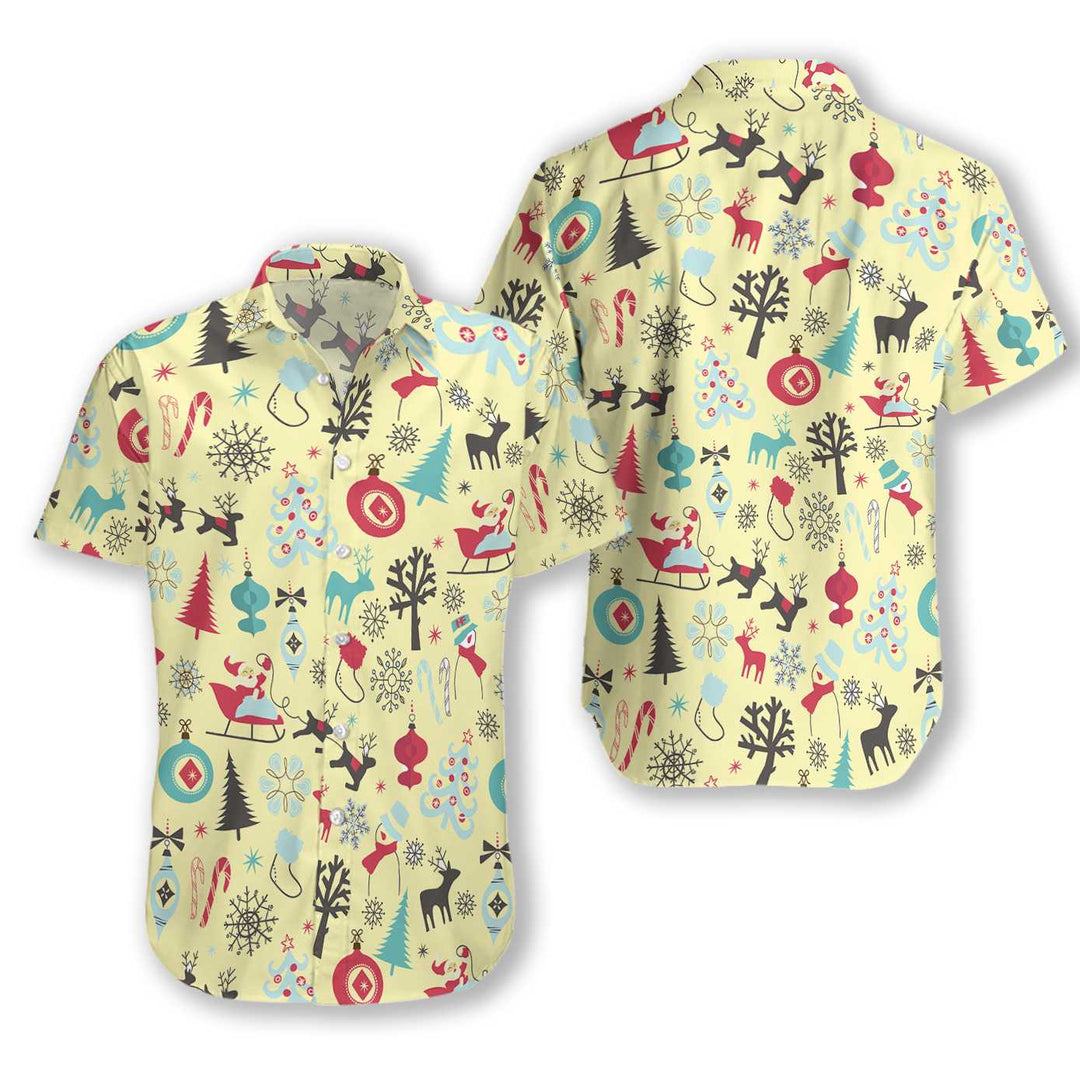 Drune | Frohe Weihnachten Muster 8 Hawaiian Shirt