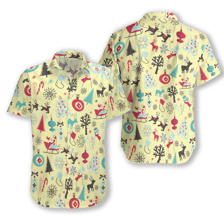 Drune | Frohe Weihnachten Muster 8 Hawaiian Shirt