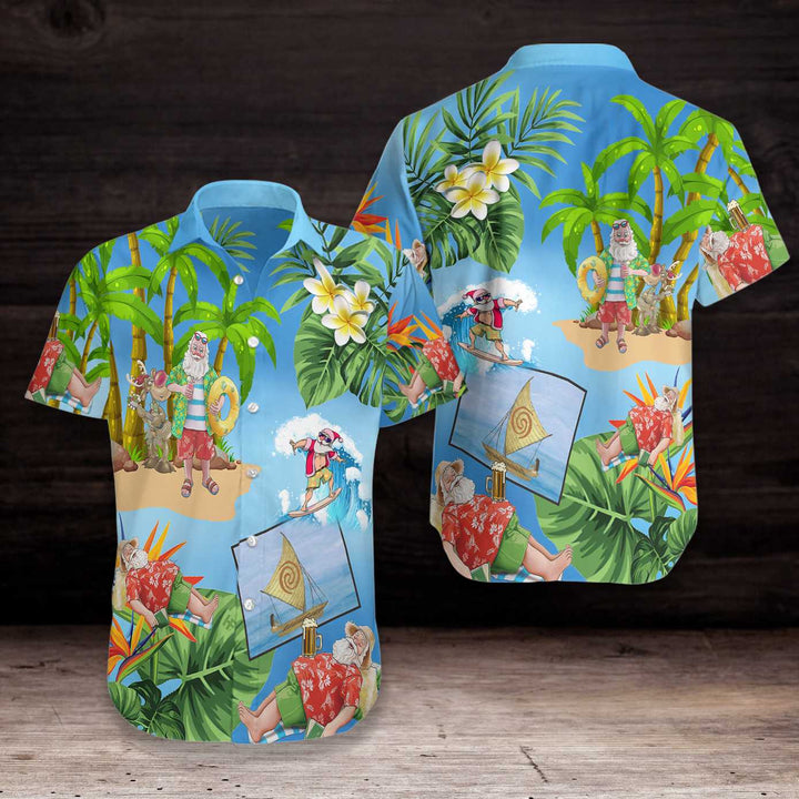Drune | Frohe Weihnachten Santa Claus 18 Hawaiian Shirt