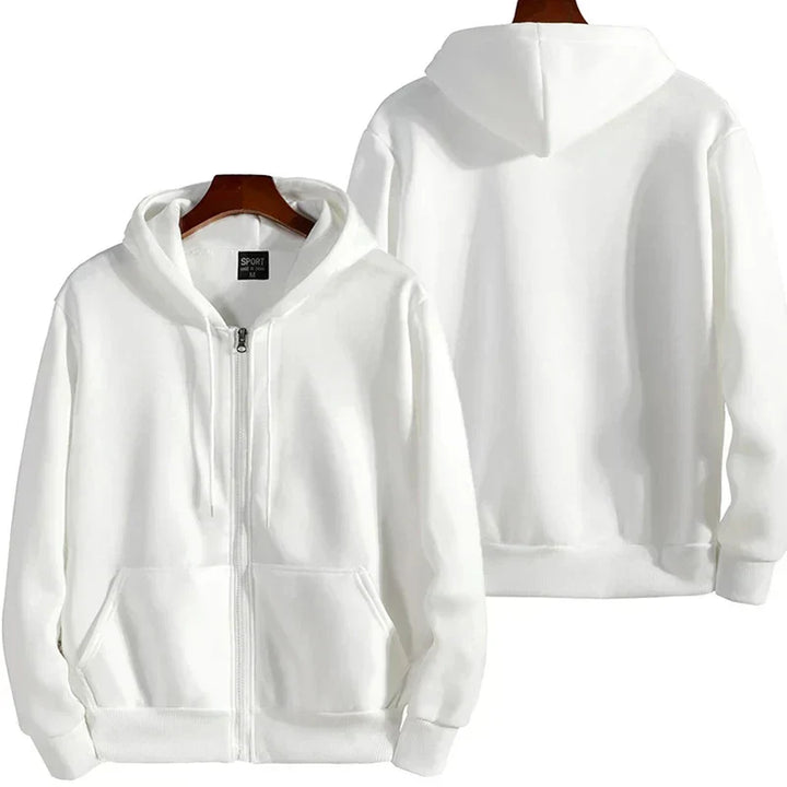Drune | Hoodie - Sportlicher & Bequemer Pullover mit Reißverschluss und Kapuze für Herbst und Winter