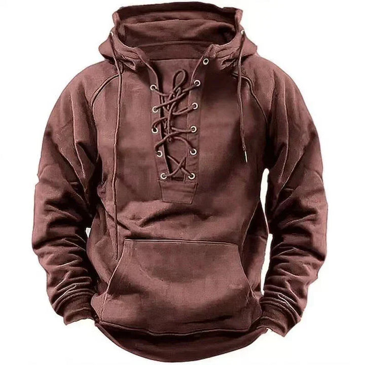 Drune | Hoodie - Bequemer & Stilvoller Pullover mit Kapuze und Schnürverschluss für den Herbst