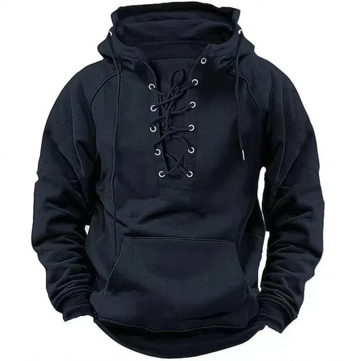 Drune | Hoodie - Bequemer & Stilvoller Pullover mit Kapuze und Schnürverschluss für den Herbst