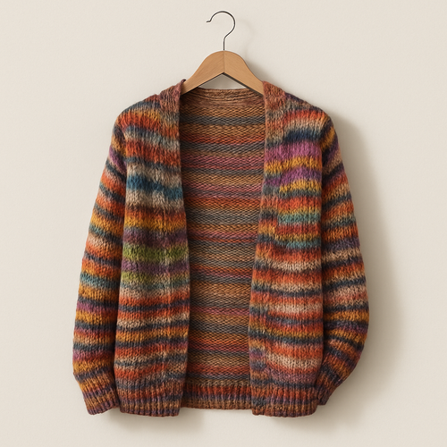 Drune | Offene Front Strickjacke