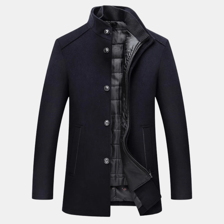 Drune | Hochgeschlossener Wintermantel mit erhöhter Eleganz