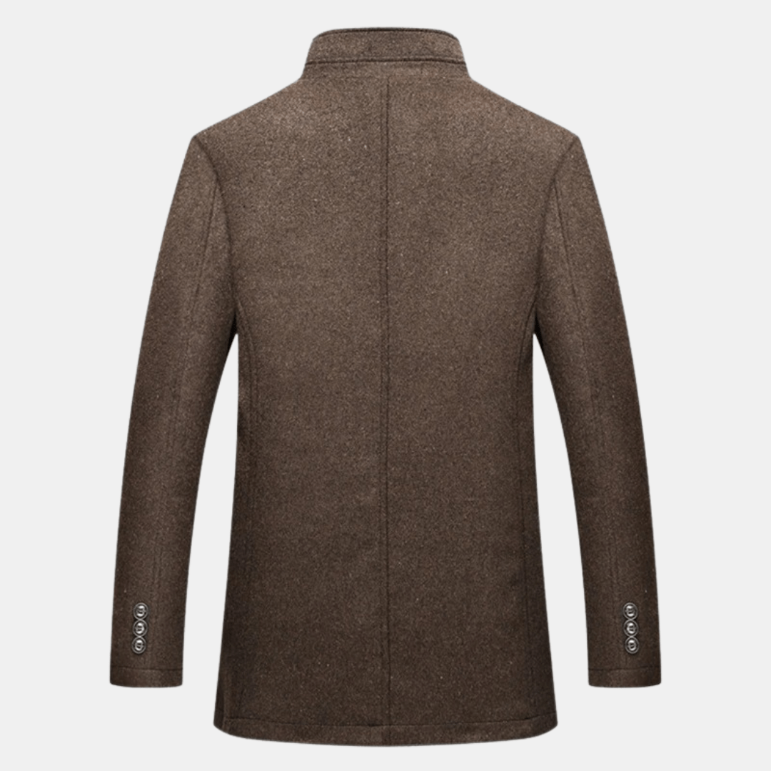 Drune | Hochgeschlossener Wintermantel mit erhöhter Eleganz