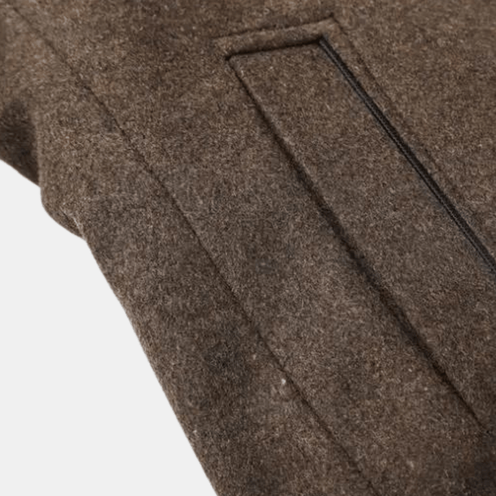 Drune | Hochgeschlossener Wintermantel mit erhöhter Eleganz