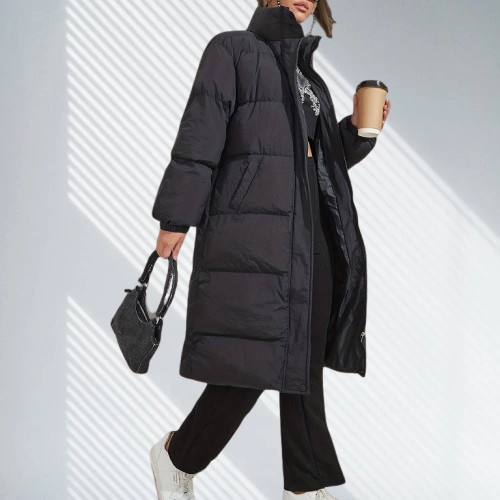 Drune | Bequeme und strapazierfähige lange Steppjacke