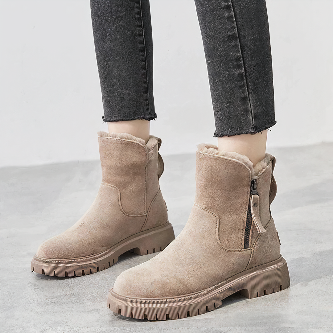 Drune | Knöchelhohe Schneestiefel für Damen – Gemütliches & Stilvolles Winteressenziell