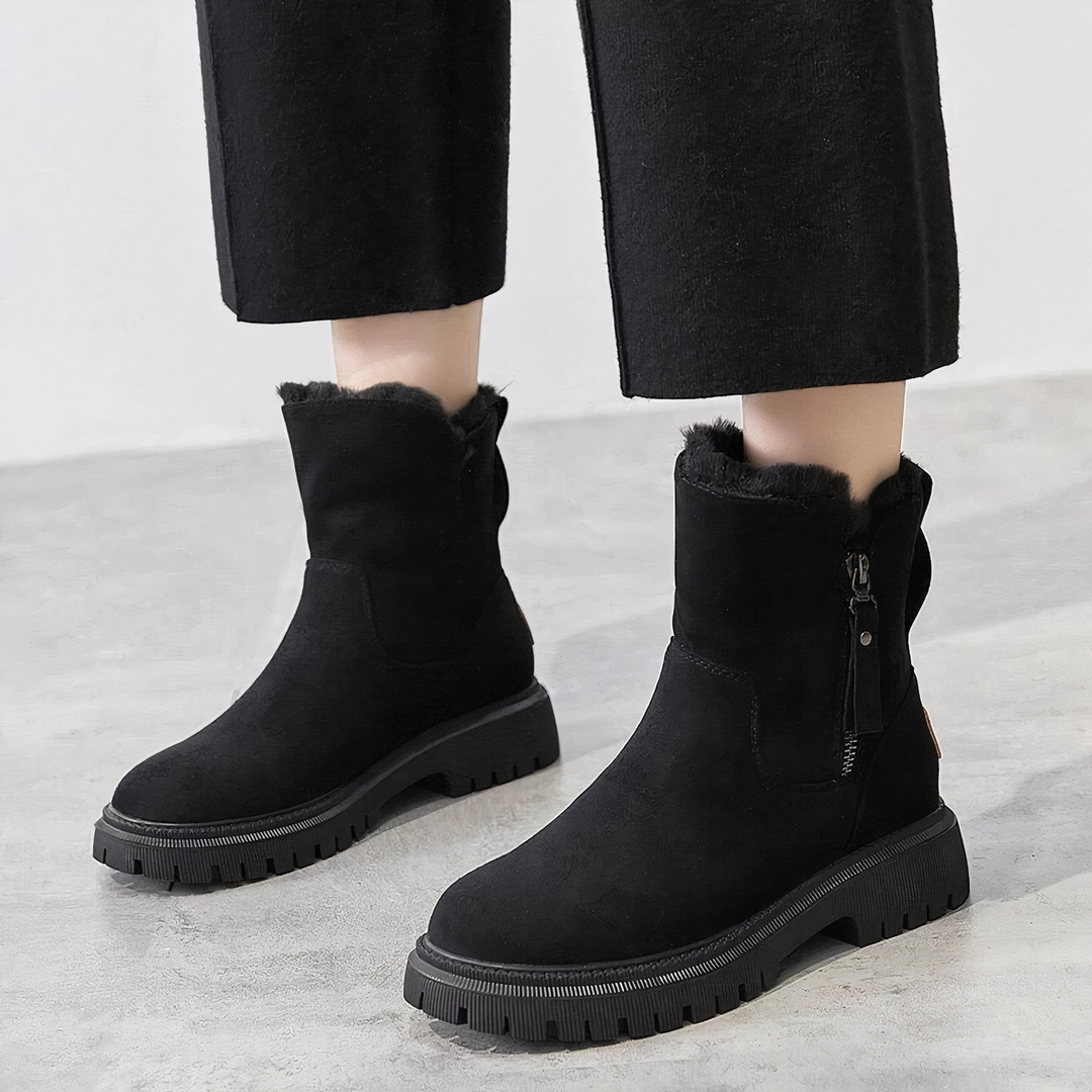 Drune | Knöchelhohe Schneestiefel für Damen – Gemütliches & Stilvolles Winteressenziell