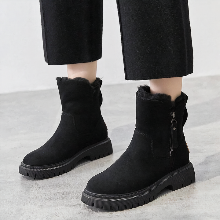 Drune | Knöchelhohe Schneestiefel für Damen – Gemütliches & Stilvolles Winteressenziell