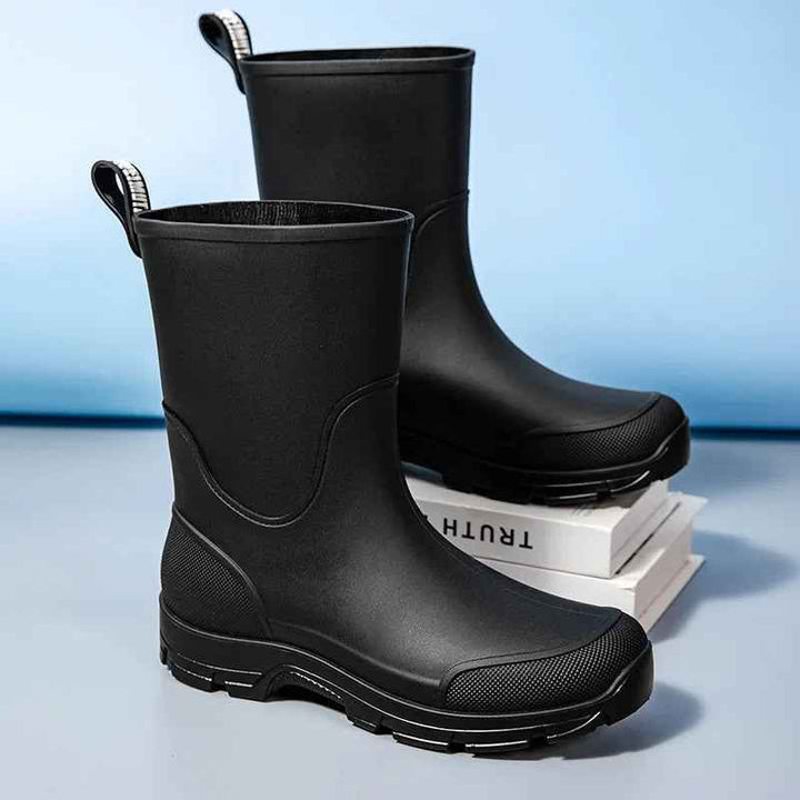 Drune | Wadenregenschuhe - Leichtgewichtiger, wasserdichter Gummi-Design für Komfort