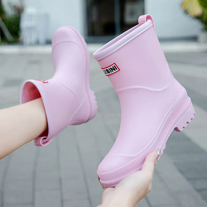 Drune | Mid-Cut Wasserdichte Regenstiefel für Frauen – Stilvoll & Funktional