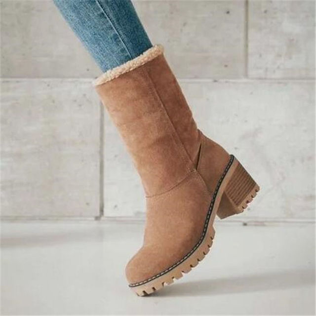 Drune | Damen Schneestiefel mit Fellfutter – Warm & Komfort Design
