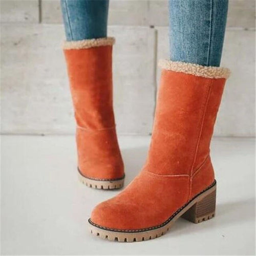 Drune | Damen Schneestiefel mit Fellfutter – Warm & Komfort Design
