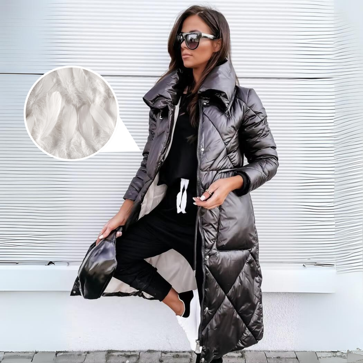 Drune | Elegant gesteppter Mantel für Frauen Elara