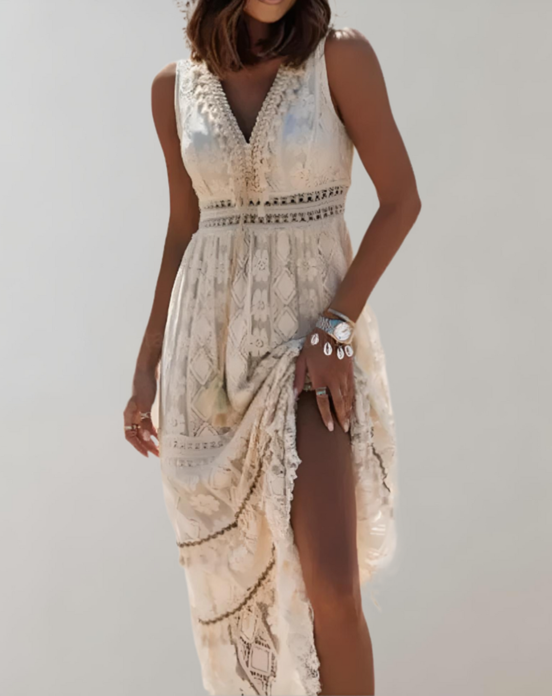 Drune | Elegantes Damen Sommerkleid Im Boho Stil
