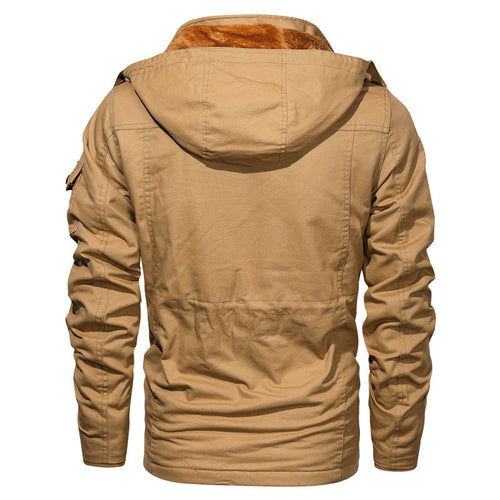 Drune | Stil Baumwolljacke für Männer mit Fleece-Futter