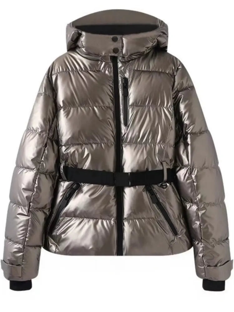 Drune | Modische Skijacke mit Taillenband