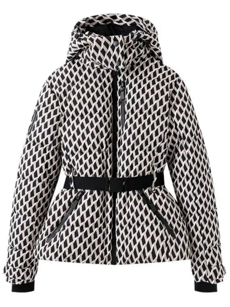 Drune | Modische Skijacke mit Taillenband