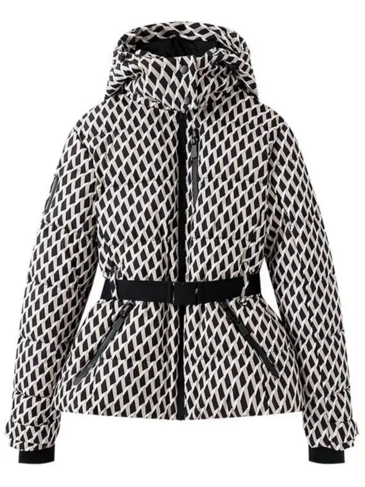 Drune | Modische Skijacke mit Taillenband