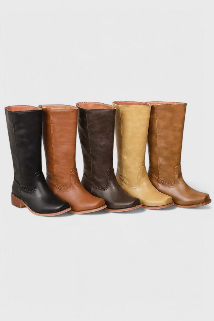 Drune | Bequeme und stylische Knielange Stiefel für Damen im klassischen Stil