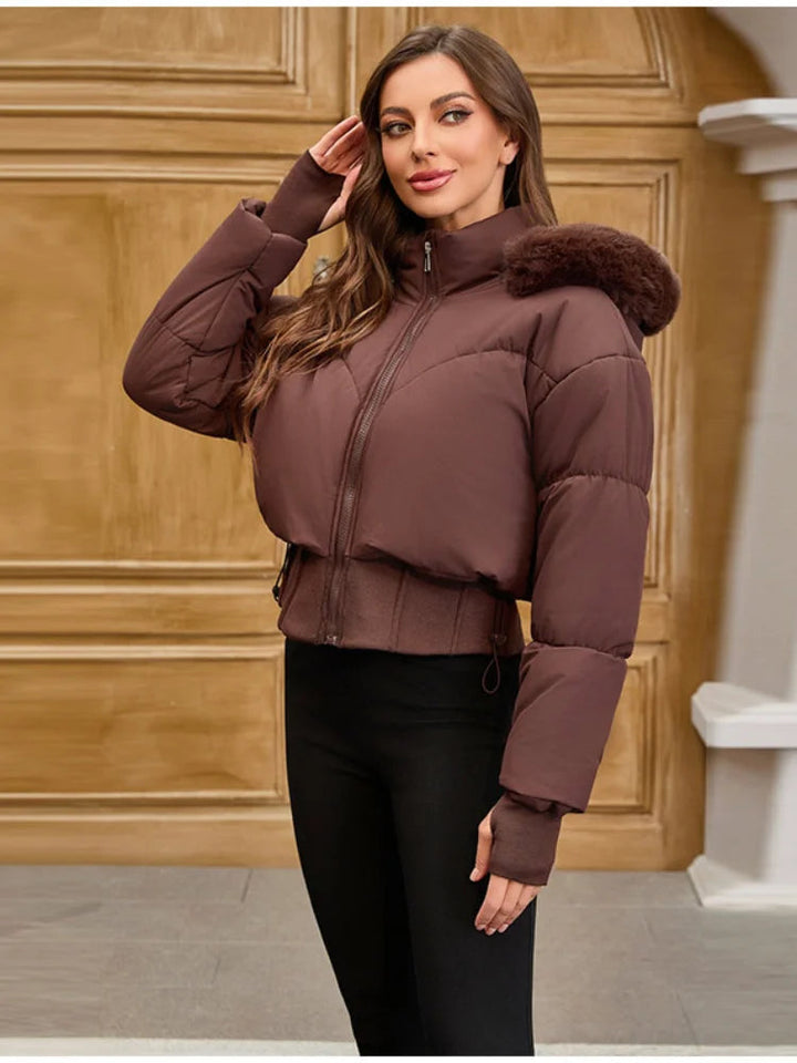 Drune | Elegante gesteppte Winterjacke mit Kapuze
